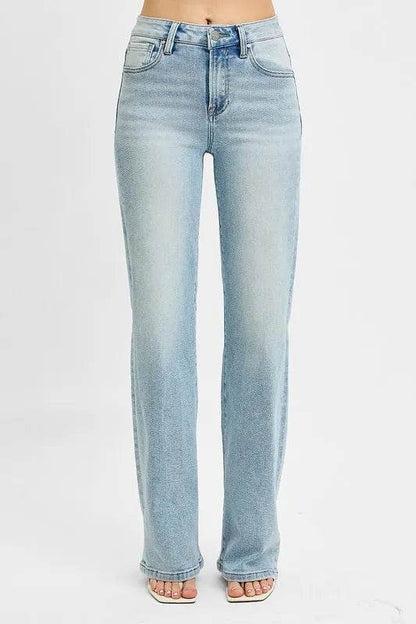 RISEN High Rise Wide Leg 90's Jeans Trendsi b43895c7bdc7453b96876b02050d07fe-Max-Origin