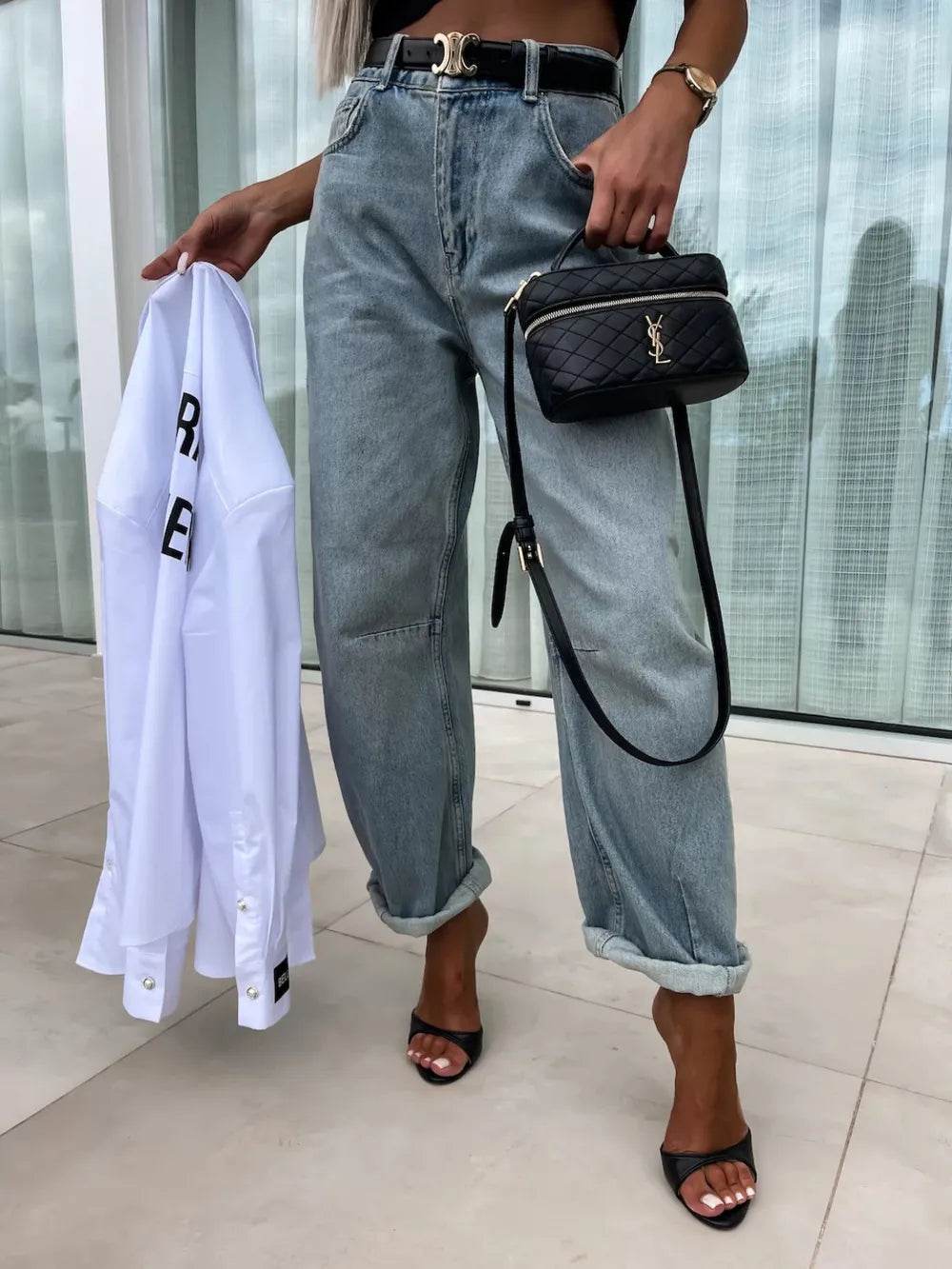 High Waist Wide Leg Jeans Light Trendsi b4d2c56d-8937-44f0-86f8-b48440956fd6-Max