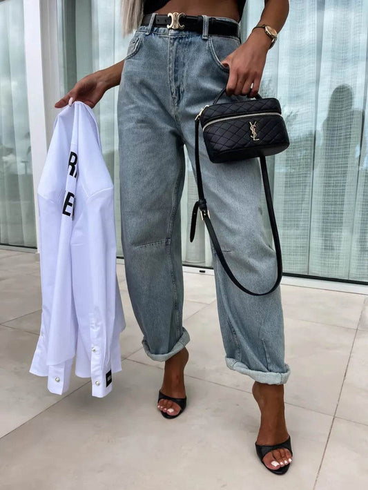 High Waist Wide Leg Jeans Light Trendsi b4d2c56d-8937-44f0-86f8-b48440956fd6-Max