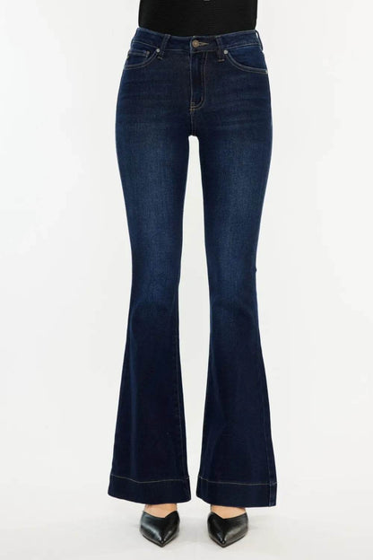 Kancan High Rise Slim Flare Jeans Trendsi b5e0f9cd-d56c-4f59-9ad5-ff2480cfea90-Max