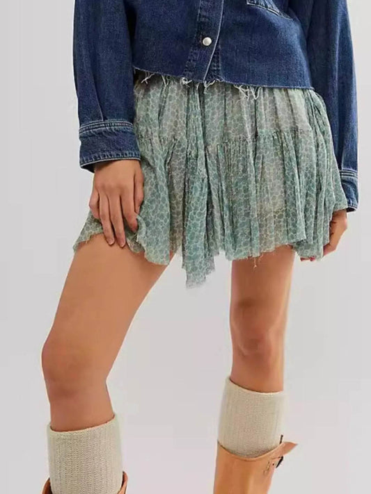 Floral Print Mini Skirt Trendsi b63a0b8b-6865-4994-acba-c234f8600f71-Max-Origin