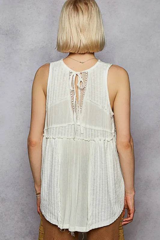 POL Lace Trim Round Neck Tank with Pintuck Detail Trendsi b65c8fe5-ed2d-4c4f-8a83-e9c26ec03a4e-Max-Origin