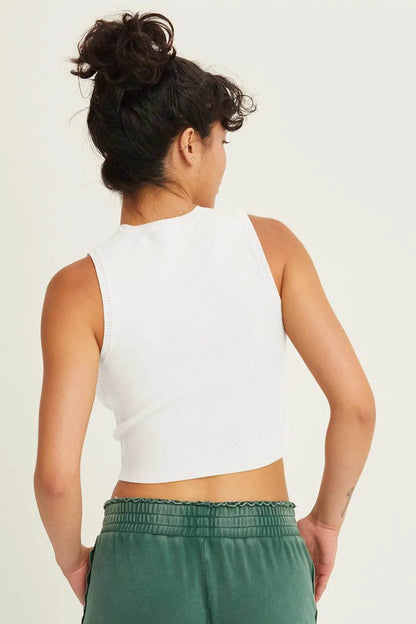 HYFVE Ribbed Knit Cropped Tank Trendsi b703235a-513c-4751-9404-7feed46b33b0-Max