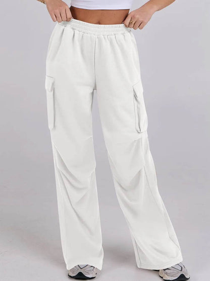 Elastic Waist Wide Leg Pants with Pockets White Trendsi b738e047-e35b-456a-aebb-29cb47e04425-Max