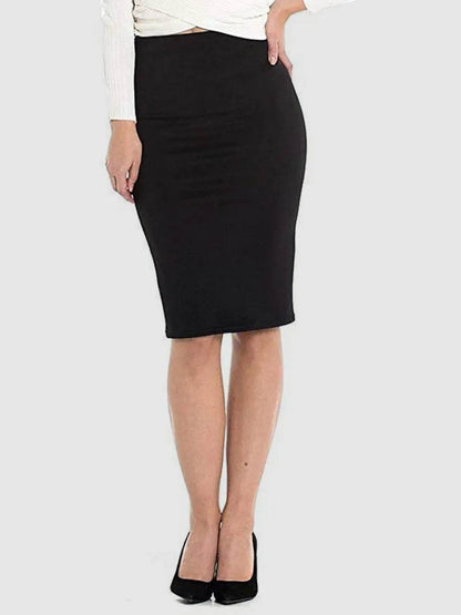 High Waist Wrap Skirt Black Trendsi b783e948-aeaa-4a2c-b5f4-1d54d7a4fb44-Max