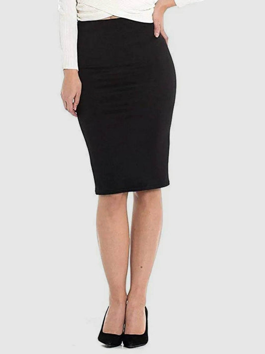High Waist Wrap Skirt Black Trendsi b783e948-aeaa-4a2c-b5f4-1d54d7a4fb44-Max