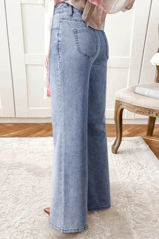 High-Waisted Wide Leg Flare Jeans Trendsi b845762b-3c6f-42c1-82ff-13720634795b-Max-Origin