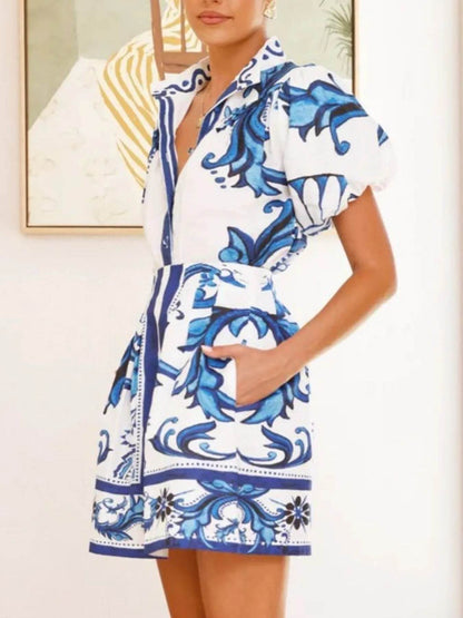 Printed Puff Sleeve Top and Skirt Set Trendsi b84c5ec6-f5dd-431d-83f7-8b2ab2355093-Max-Origin