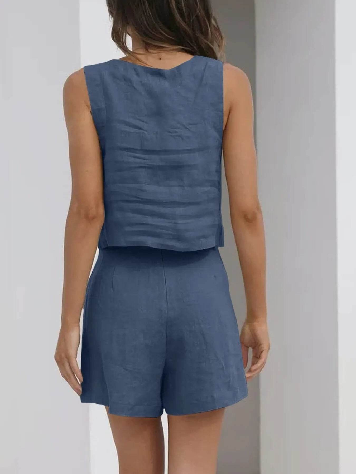 Square Neck Tank and Shorts Set Trendsi b87c3e154a744cd39708fa4310617192-Max-Origin