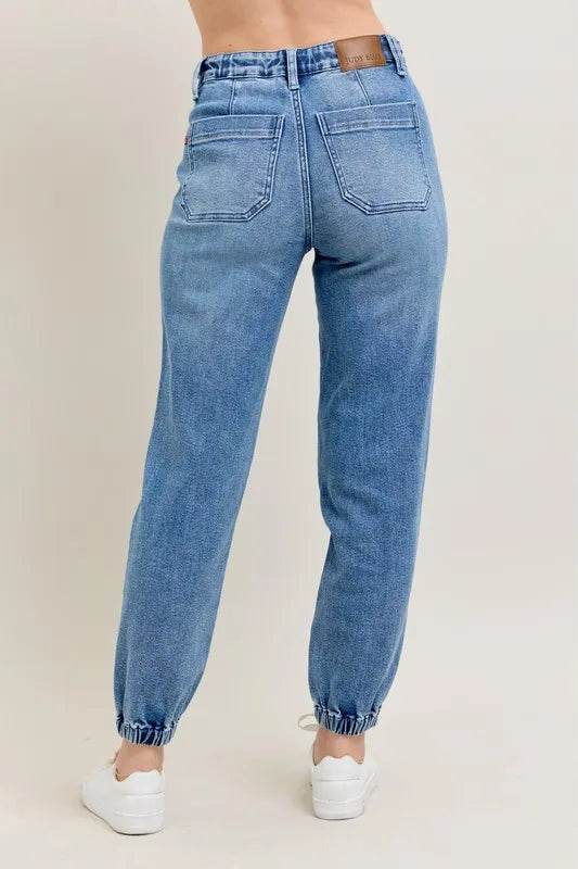 Judy Blue Full Size High Waist Denim Jogger Plus Size Trendsi b8e1ad58506c41f0aa55363bf699788f-Max-Origin