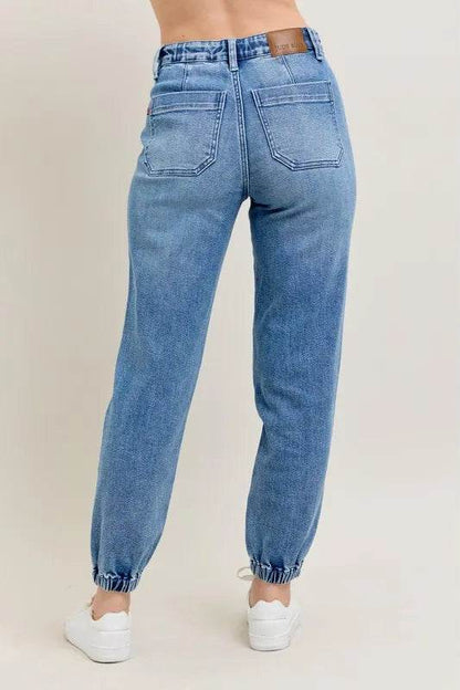 Judy Blue Full Size High Waist Denim Jogger Plus Size Trendsi b8e1ad58506c41f0aa55363bf699788f-Max-Origin