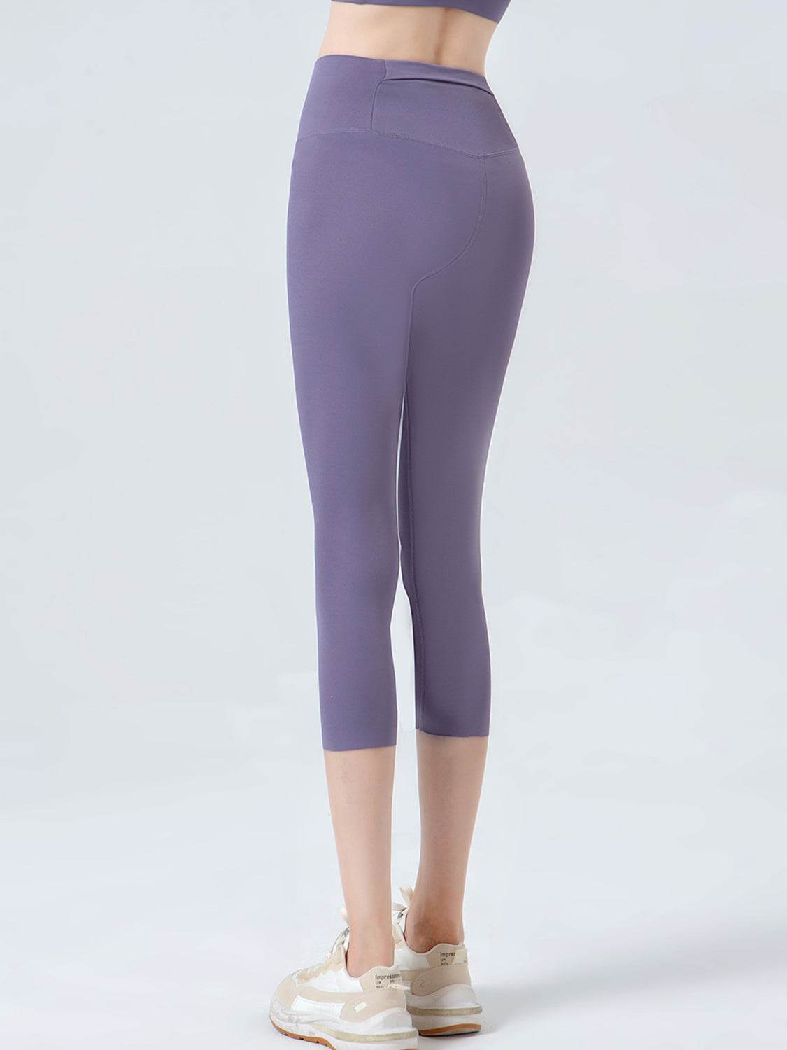 Wide Waistband Cropped Sports Leggings Lavender Trendsi b92a81c79525478ebe7651ce23c3cff6-Max