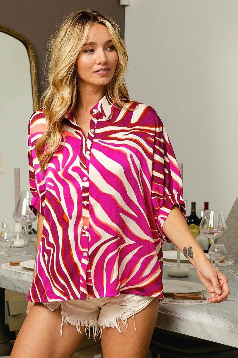 BiBi Zebra Dolman Silky Satin Shirt Top Trendsi b95d8784f5ee404a8434955e106c3657-Max-Origin