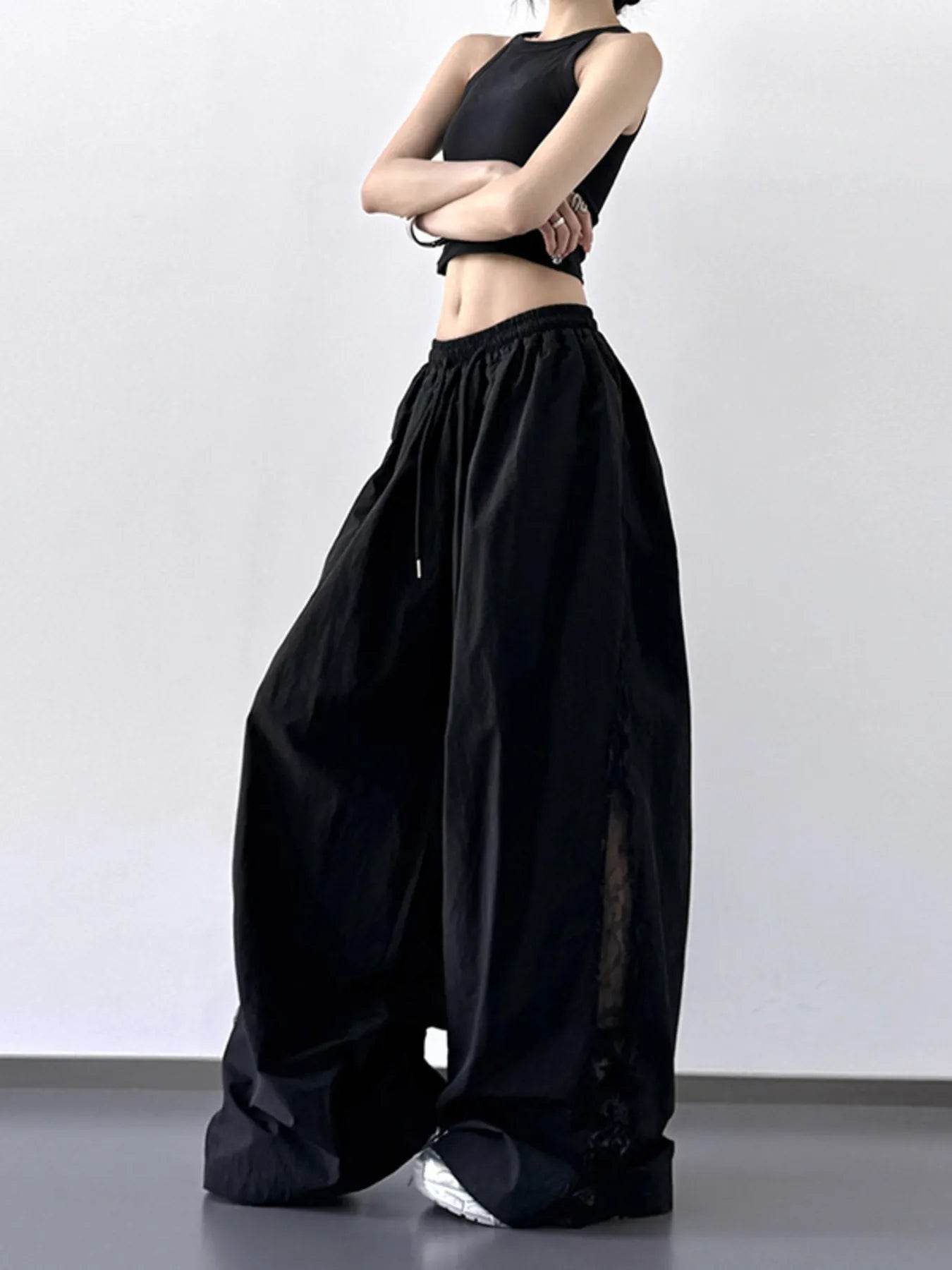 Elastic Waist Wide-Leg Pants Trendsi b979106d8d644daf9385aa4da4ca13d0-Max-Origin