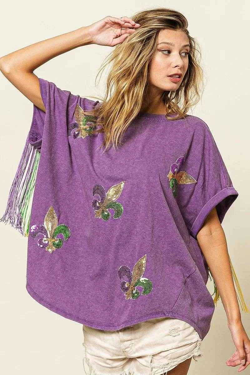 BiBi Vintage Washed Fleur Mardi Gras Top Trendsi b9b068bd613f4190b33f0135226a71a8-Max-Origin