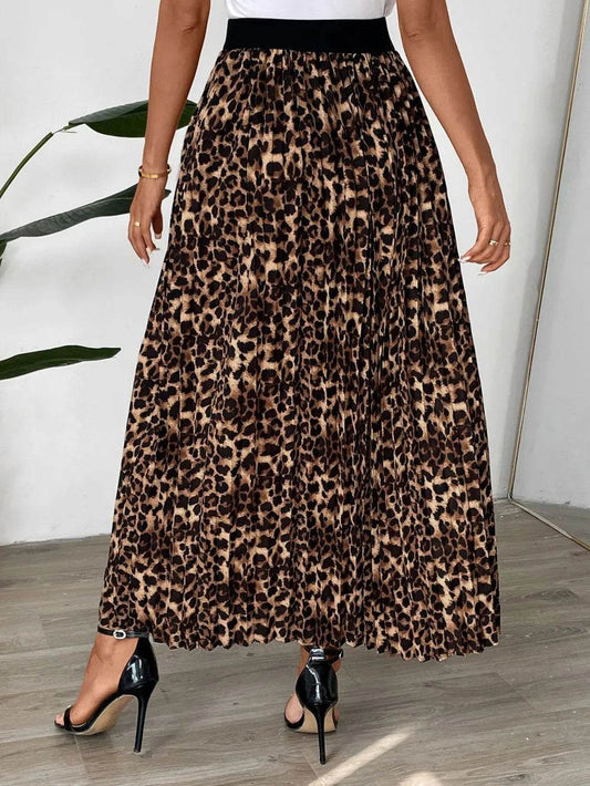 Perfee Pleated Leopard Maxi Skirt Trendsi ba03e54f-e95e-4a58-b72e-4fc86cf72229-Max