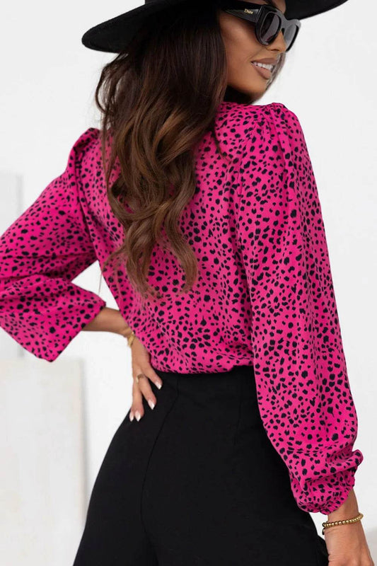 Leopard Round Neck Balloon Sleeve Blouse Trendsi ba88c0dc74cd49f6b0e5aba0c462468d-Max