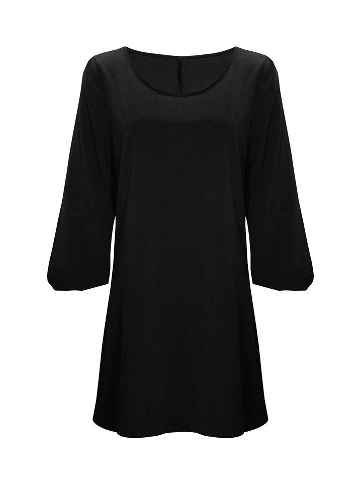 Cutout Long Sleeve Round Neck Dress Trendsi ba990fb6672c47cbae7ca373a9287b0c-Max