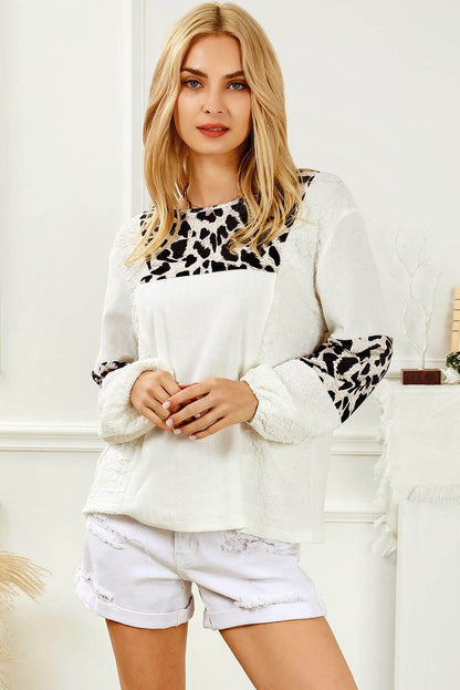 Printed Round Neck Long Sleeve Blouse Trendsi baaad97847ce45c1abac89ef2c6c0f2e-Max