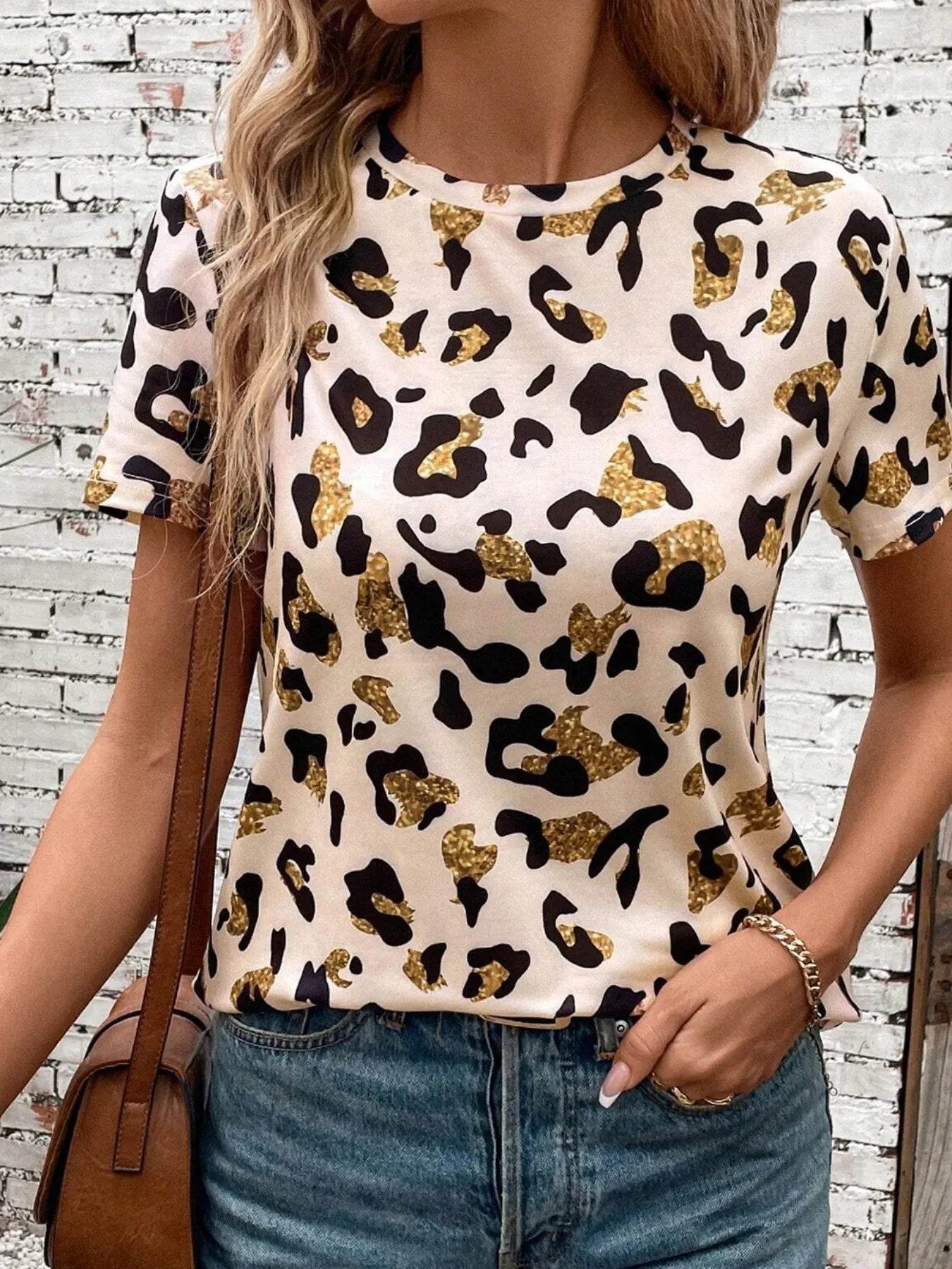 Leopard Print Short Sleeve T-Shirt Trendsi bad4825e-a53d-4cc3-bdf9-94486ce35bda-Max-Origin