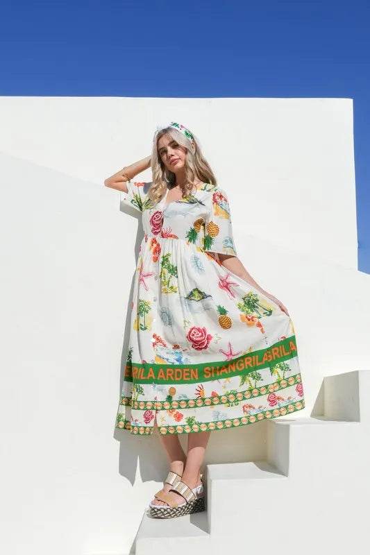 VERY J Button Down Printed Midi Dress Ivory Mix Trendsi bb275f8e6c7044549bf592f54dcb3873-Max-Origin