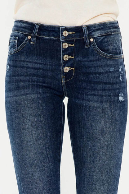 Kancan Mid Rise Button Fly Flare Jeans Trendsi bb3c46a0-e4f9-4cac-8583-c85d240c78b2-Max