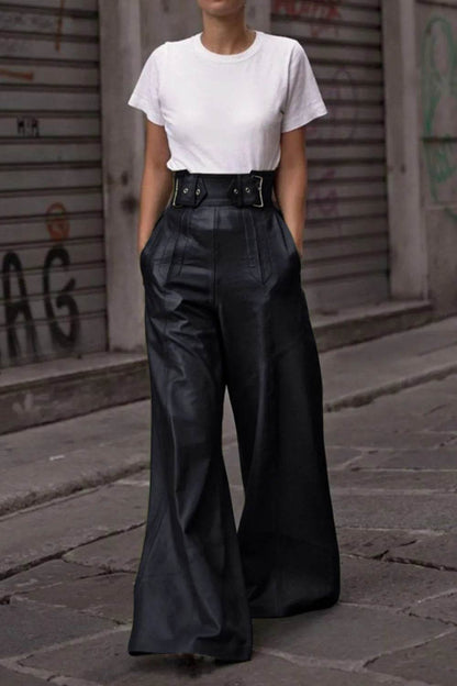 High Waist Wide Flare Pants Trendsi bc109134-3d87-4392-ae85-5fb2e928dac3-Max