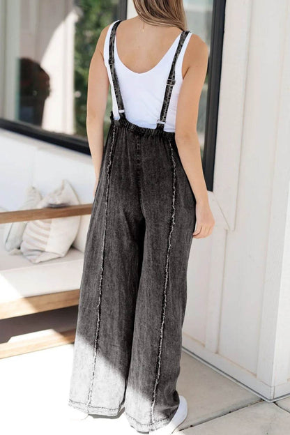 Frayed Exposed Seam Wide Leg Denim Overalls Trendsi bc258ee0-daa2-47eb-ab46-b31ba5b780aa-Max