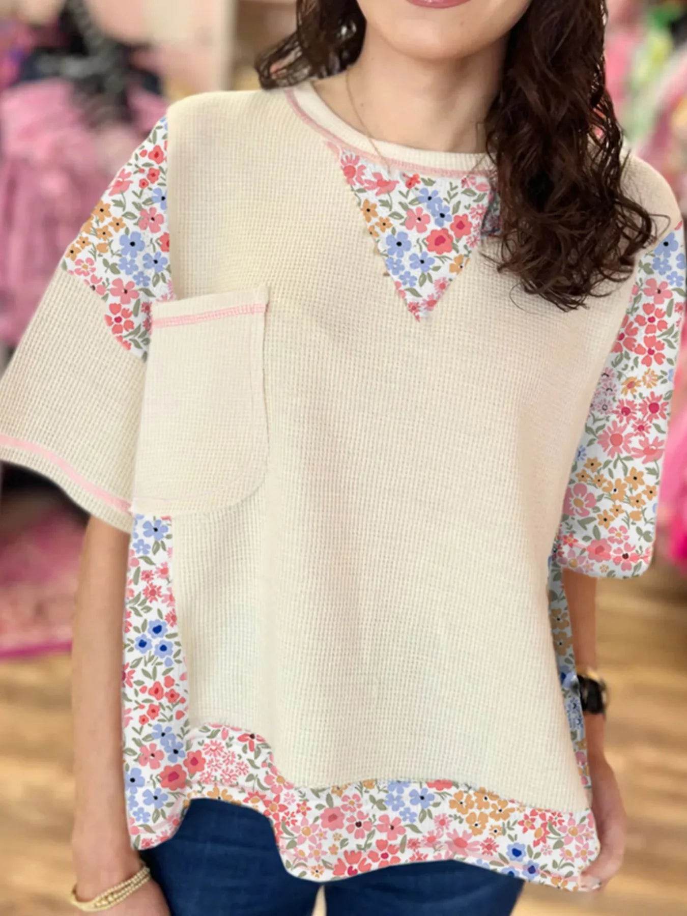 Floral Round Neck Relaxed Fit T-Shirt Trendsi bc2ea6aa-a9a2-4ef0-9831-e68242e10503-Max-Origin