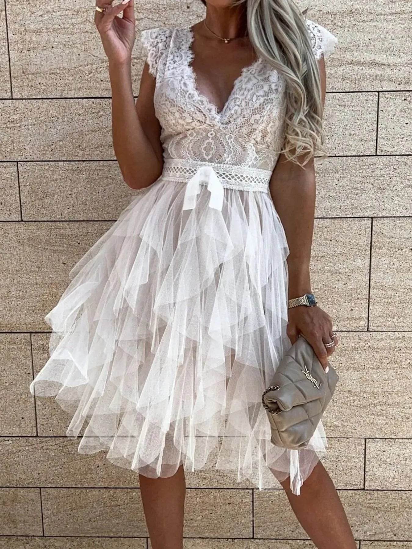 Lace V-Neck Ruffle Dress Trendsi bc31dec7-91ce-4a7e-baa8-6cb93bc1e0b3-Max-Origin
