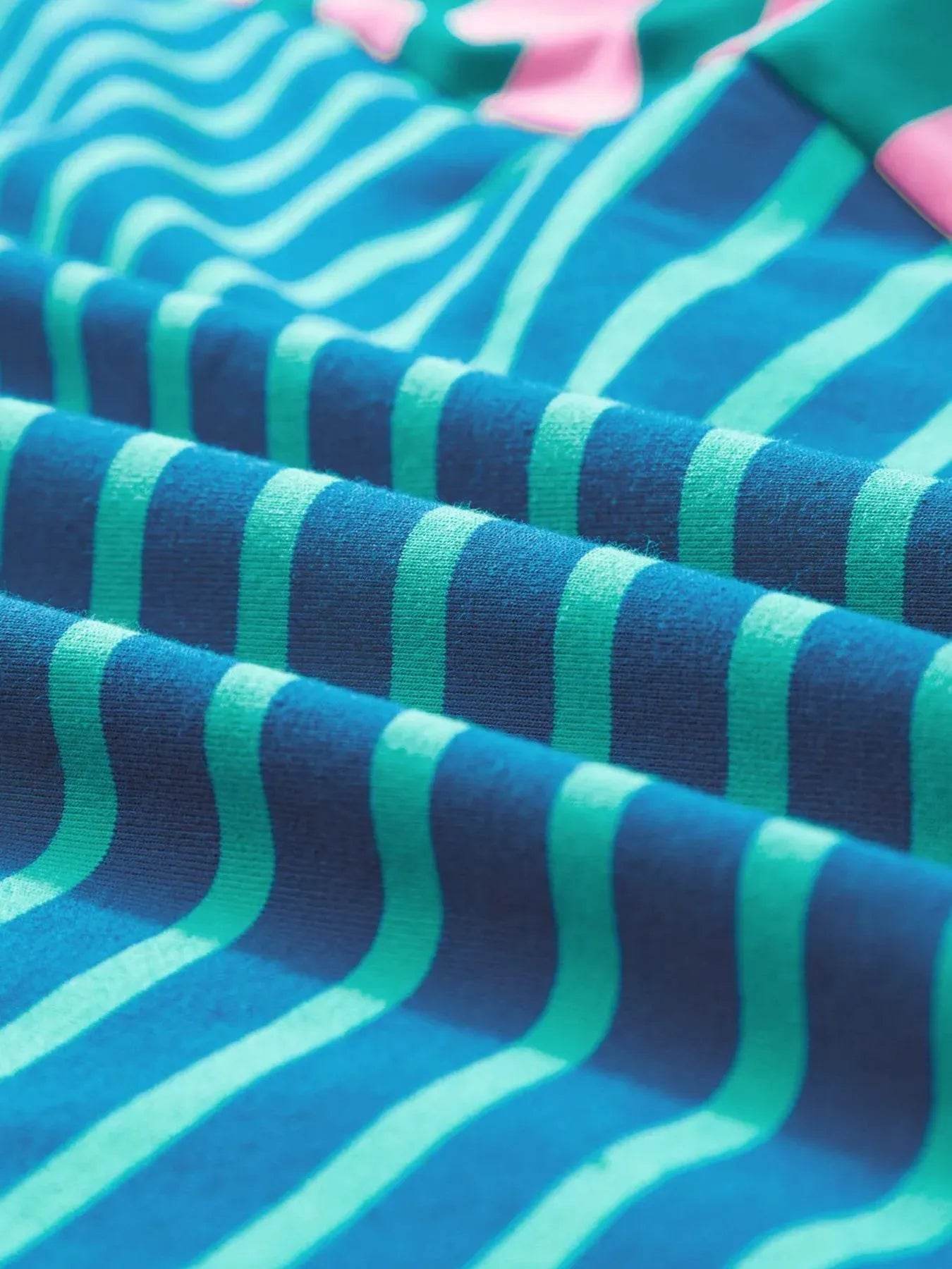 Colorful Striped Oversized T-Shirt Trendsi bcdaca94-3747-4619-85d0-4368187fd6b8-Max-Origin