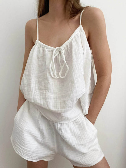 Tie Front Cami and Shorts Lounge Set Trendsi bd3762a822a74eeca2e7f427e7da48f1-Max-Origin