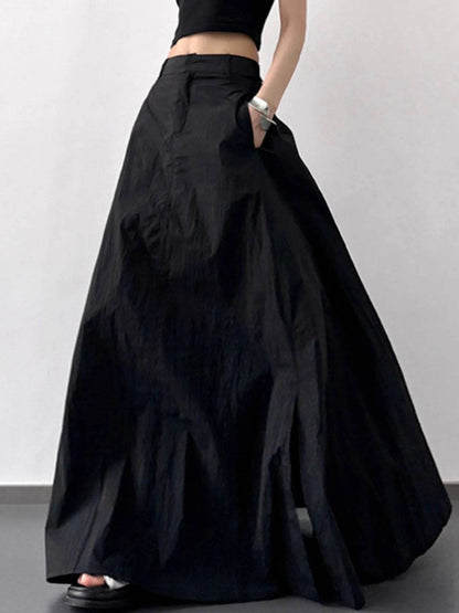 High Waist Slit Maxi Skirt Trendsi bd5808c0-19a2-46e3-b3d3-f2913a9fd047-Max-Origin