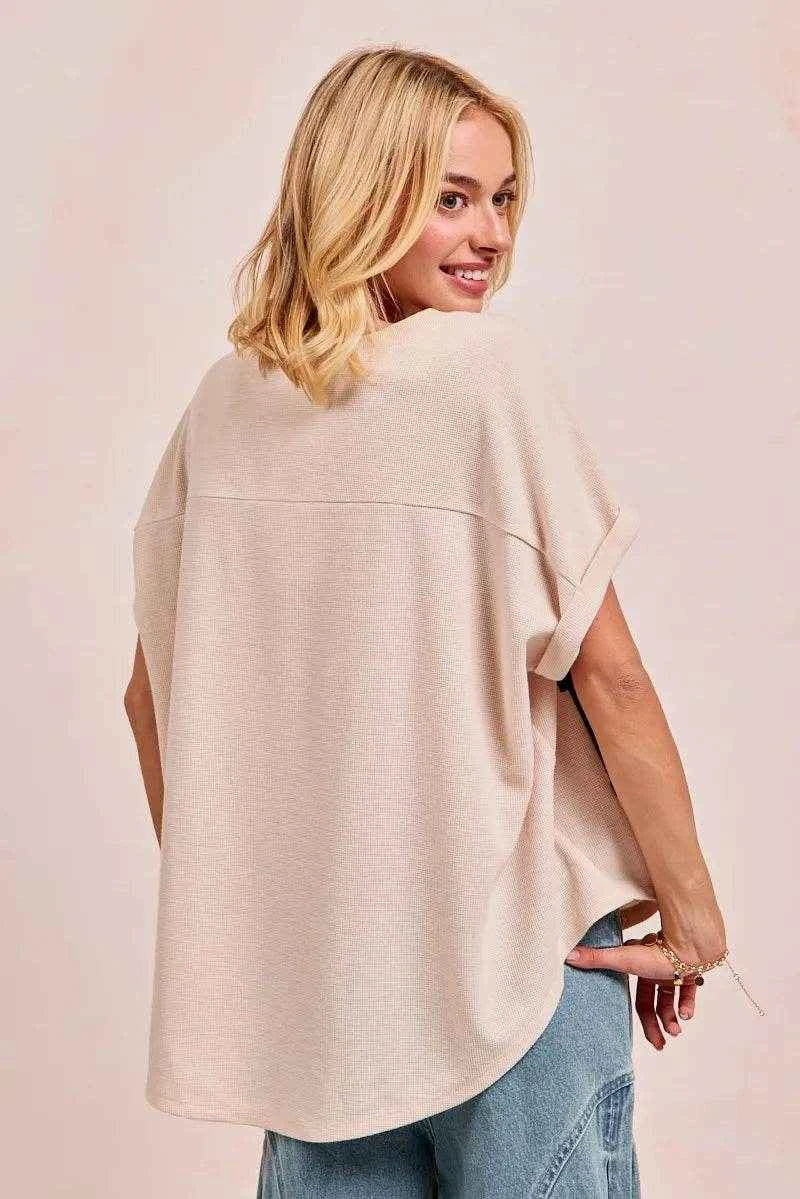 BiBi Game Day Touchdown Letter Patches Waffle Short Top Trendsi bd835c0bc66e47f29ca9488904374fd2-Max-Origin