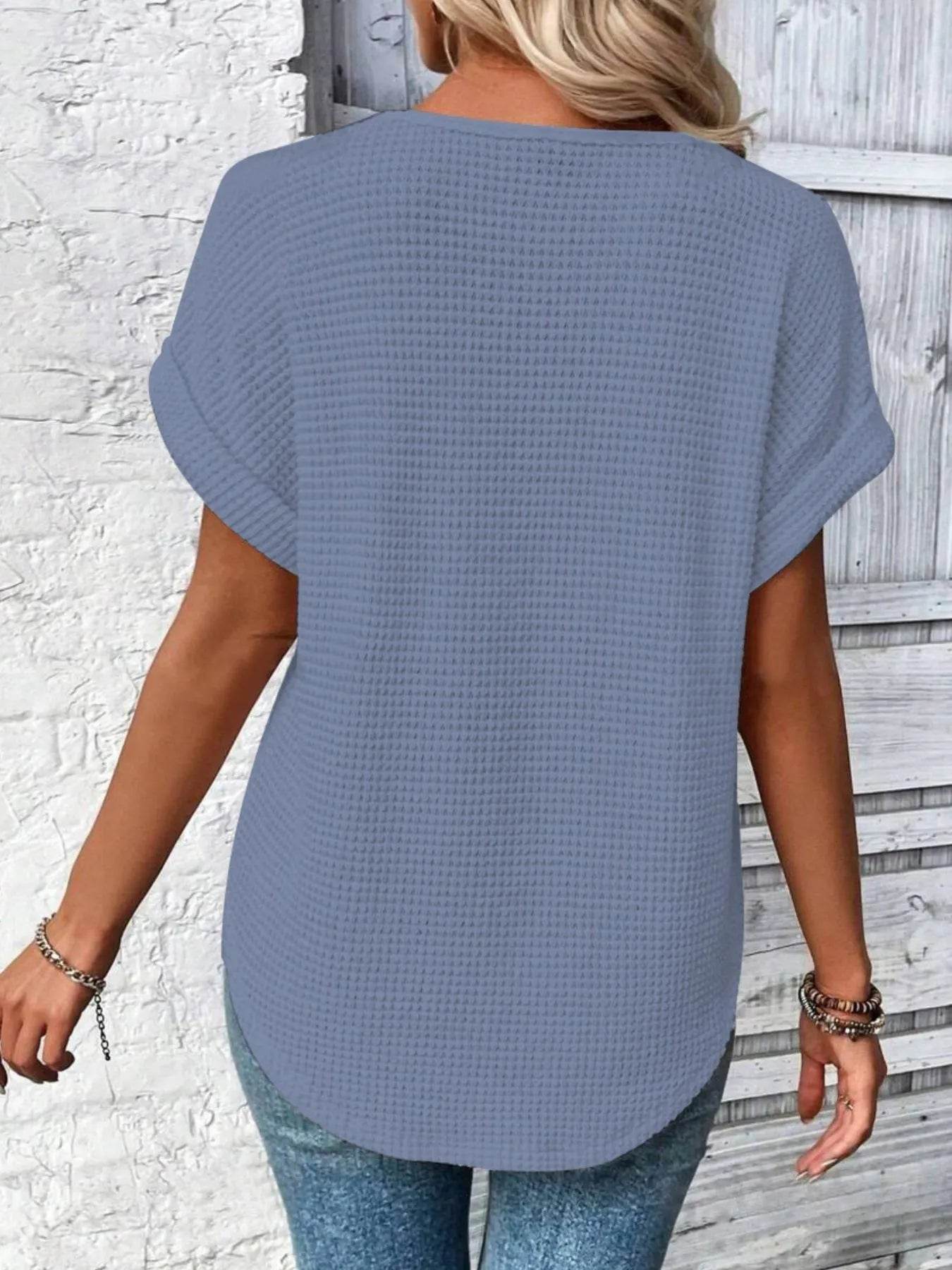 Crochet Lace Short Sleeve Casual T-Shirt Trendsi bd8363e8-043f-4e97-9cf7-5ec17681e3ef-Max-Origin