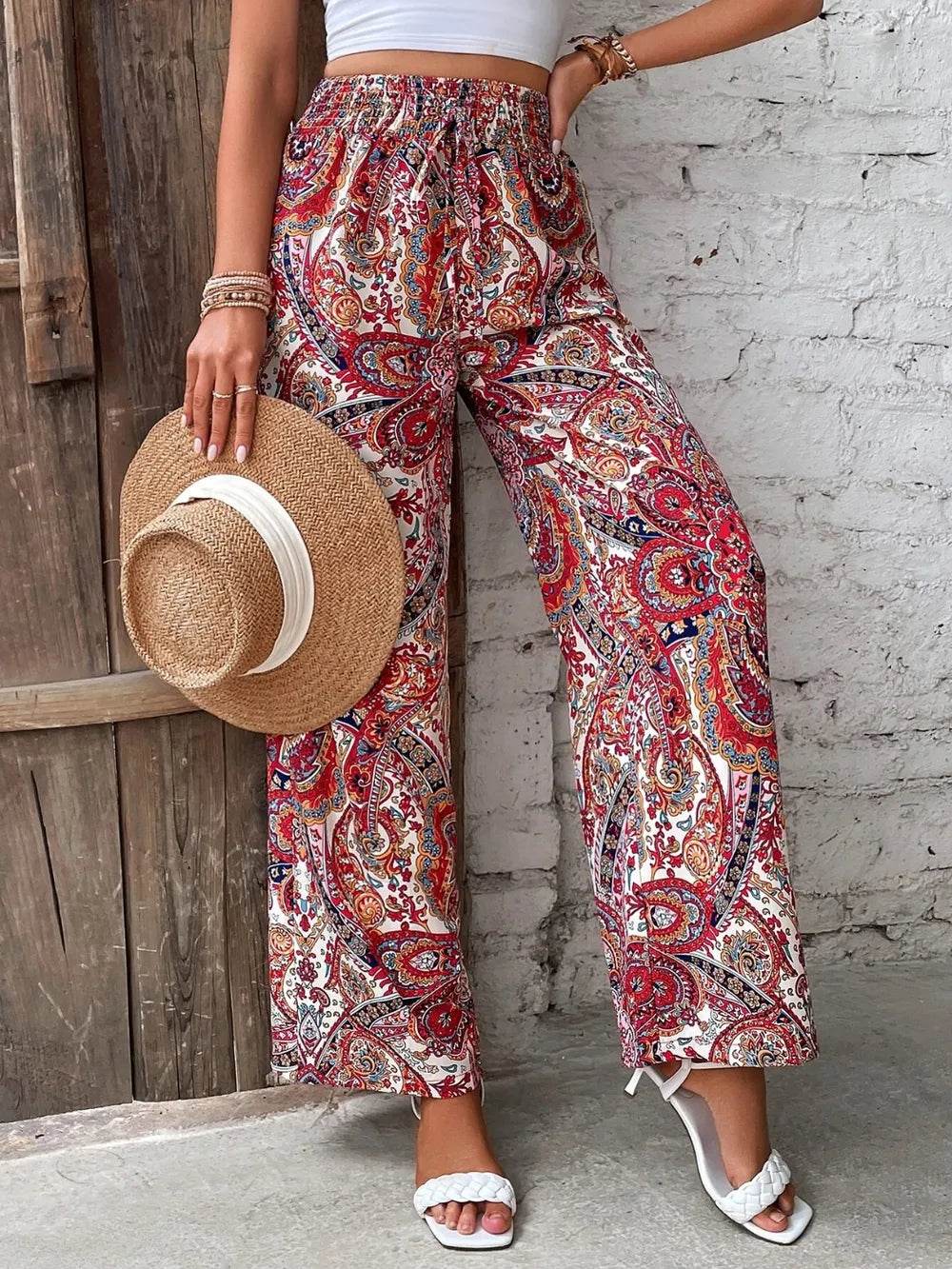 Printed Wide Leg Pants Trendsi bda85850-11f6-40b8-9521-457249535f2f-Max