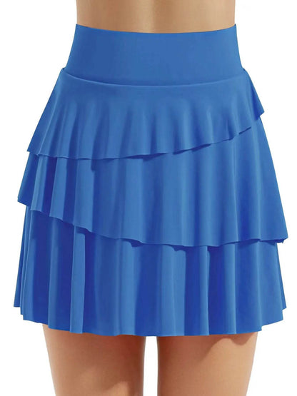 Tiered Ruffle Active Skort Trendsi bdac3c4be7424017bc214960771f6e80-Max-Origin