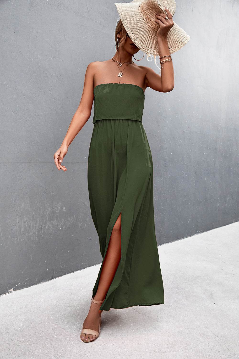 Strapless Split Maxi Dress Trendsi bdfae54422994b8985b20176b37934cd-Max