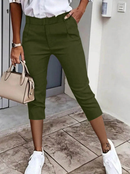 Pleated Detail Pants with Pockets Black Forest Trendsi be4c3cd7-147e-42ec-92bb-cb91f4579151-Max-Origin