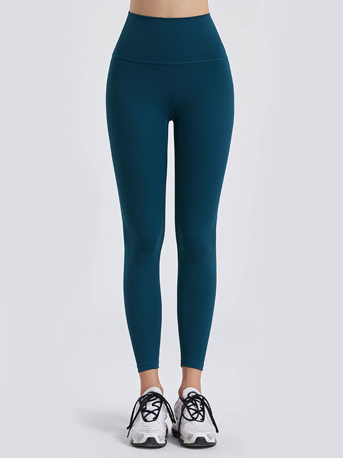 Wide Waistband Sports Leggings Teal Trendsi beaa907f40704ac48258029029414ec0-Max