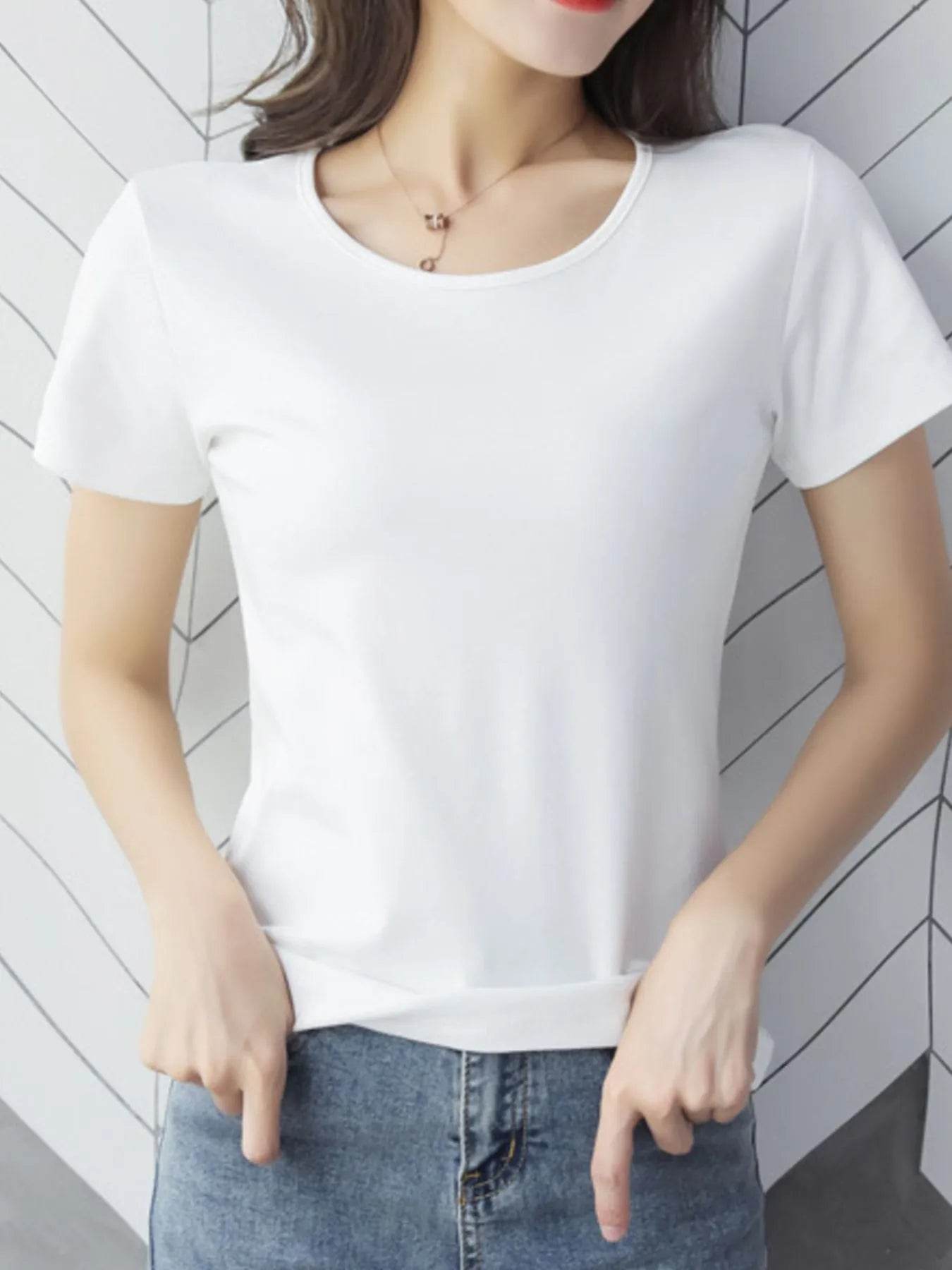 Round Neck Short Sleeve T-Shirt Trendsi beaaf8da-7657-4719-b200-8cbd2f3bd67c-Max-Origin