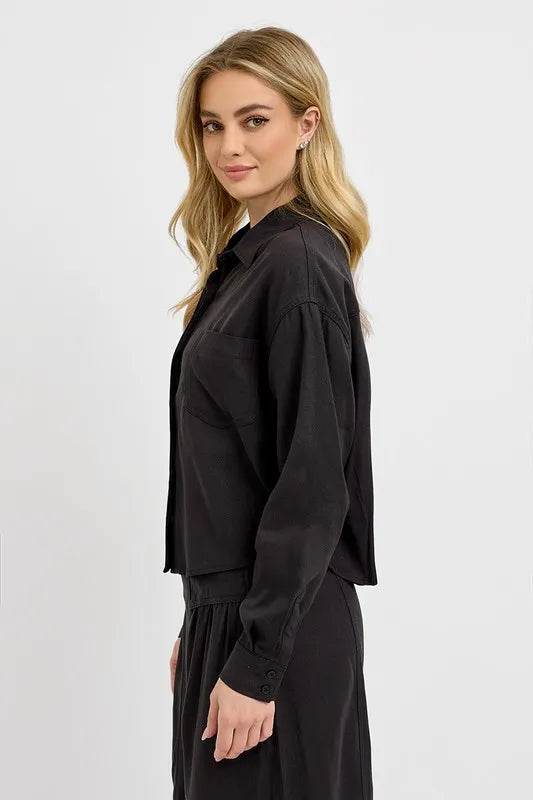 RISEN Button Down Long Sleeve Shirt Trendsi bef38ed6-5e71-4729-997f-436ec1648c7a-Max
