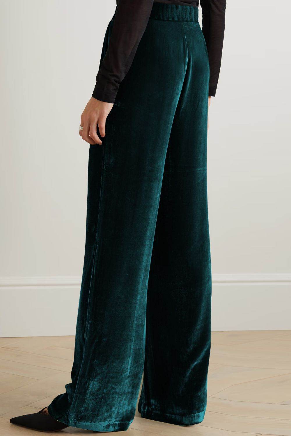 Loose Fit High Waist Long Pants with Pockets Trendsi befcdd0611a042dba276e3e29ce44b4d-Max