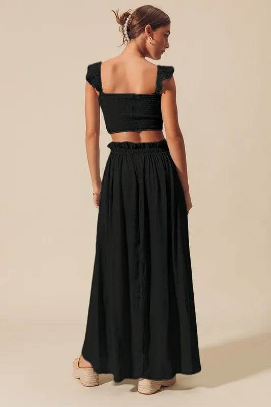 SO ME Smocked Top and Flowy Maxi Skirt Set Trendsi bf63788b-78c3-4399-94aa-e2faa2de79f5-Max-Origin