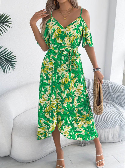 Printed Cold Shoulder Midi Cami Dress Trendsi c00e3c99-16a9-4a2f-8fe7-8d0da349f366-Max-Origin