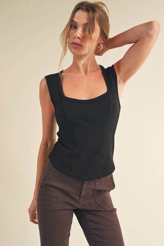 Aemi + Co Exposed Seam Ribbed Wide Strap Tank Trendsi c0698c4c-70c1-4ccb-adef-01a989586276-Max