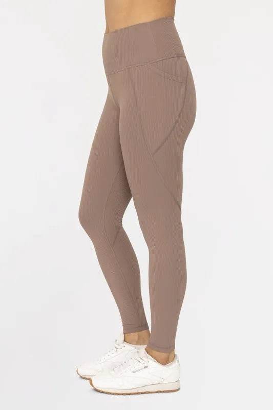 MONO B Soft Ribbed High Waisted Leggings Trendsi c1d8098364f84f7e93651d95d8ed6479-Max-Origin