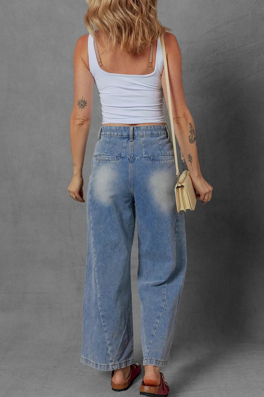 High-Waist Wide Leg Pleated Denim Jeans Trendsi c1dd9247-9ca2-45fb-9259-b4c9e949883e-Max-Origin