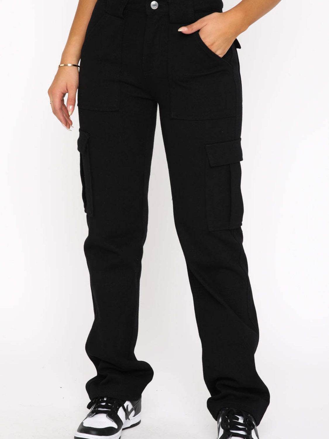 Straight Leg Cargo Pants Trendsi c2633f56d174493ca86435bd8309a59d-Max