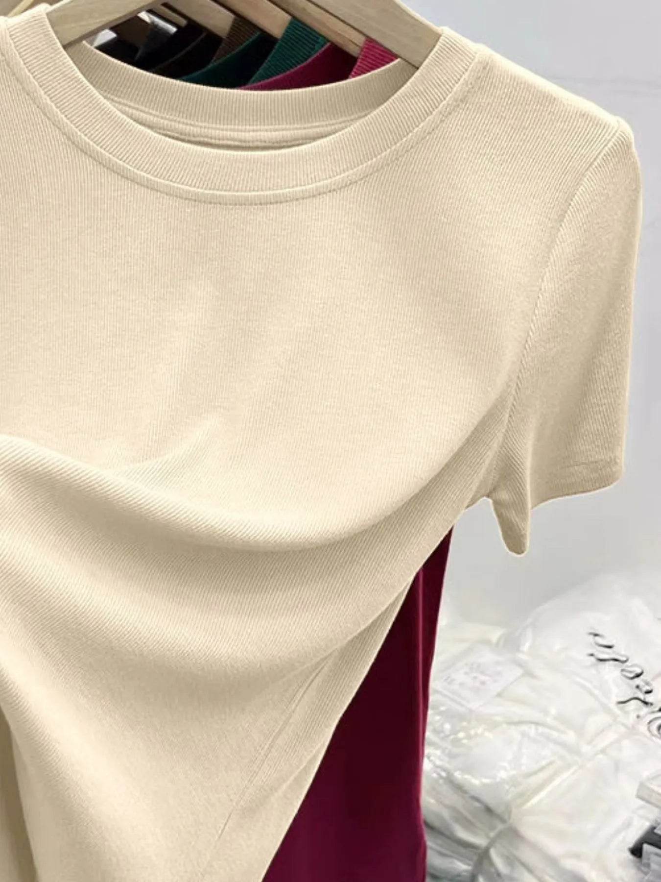 Crew Neck Short Sleeve T-Shirt Trendsi c293a8fa-b0fd-475e-af65-d5191632c8c7-Max-Origin